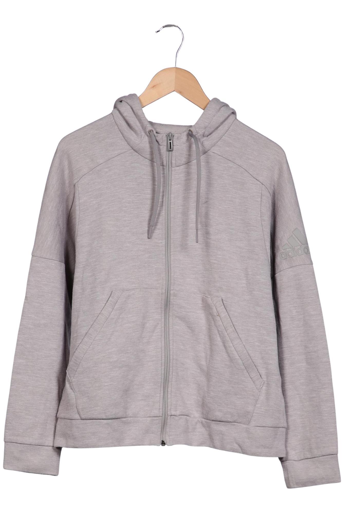 

adidas Damen Kapuzenpullover, grau, Gr. 44