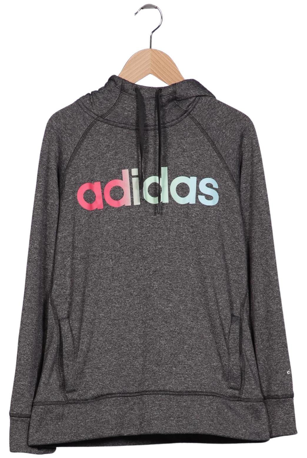 

adidas Damen Kapuzenpullover, grau, Gr. 38