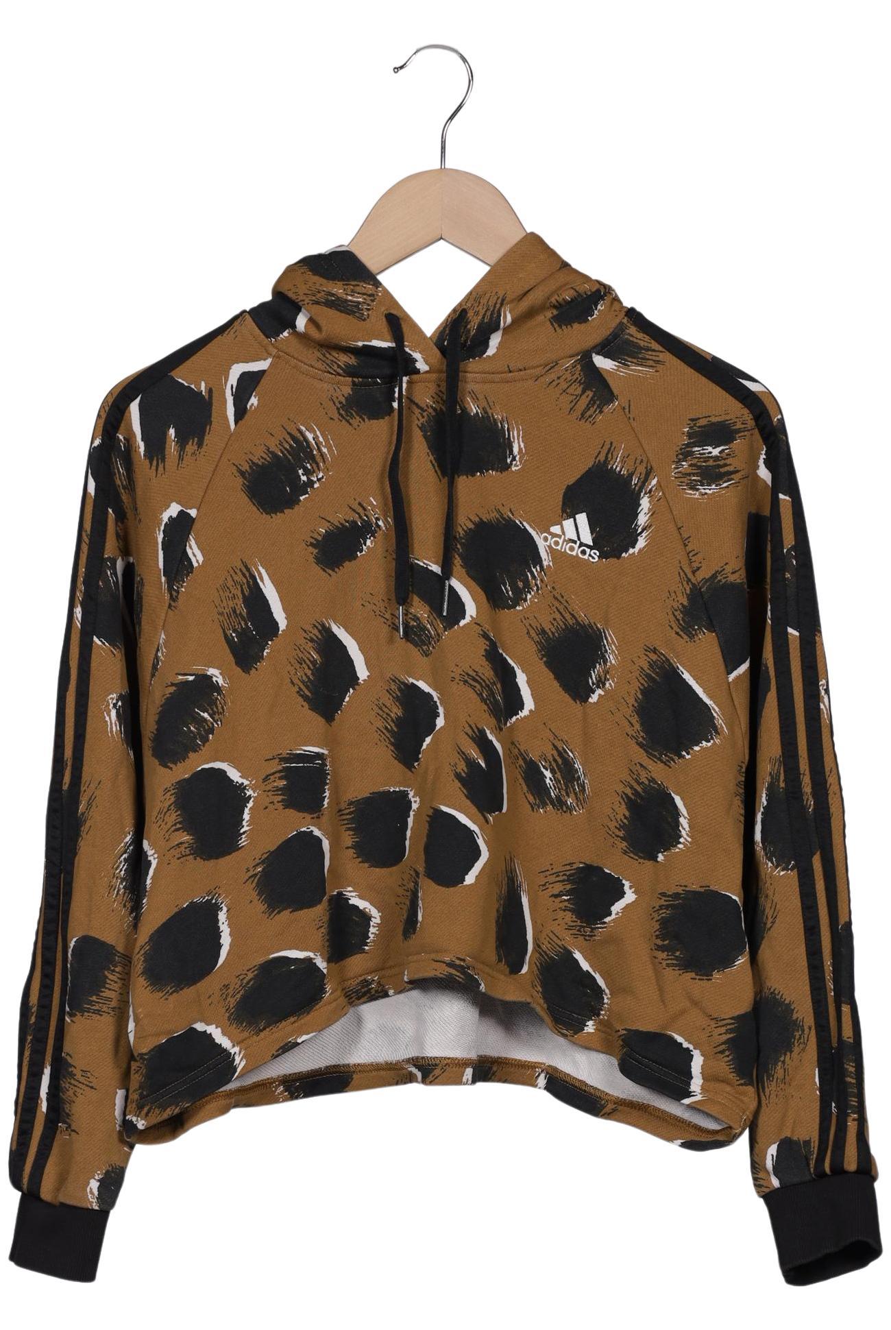 

adidas Damen Kapuzenpullover, braun, Gr. 38