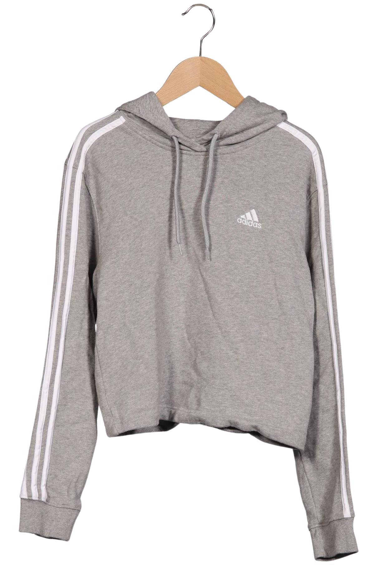 

adidas Damen Kapuzenpullover, grau, Gr. 34