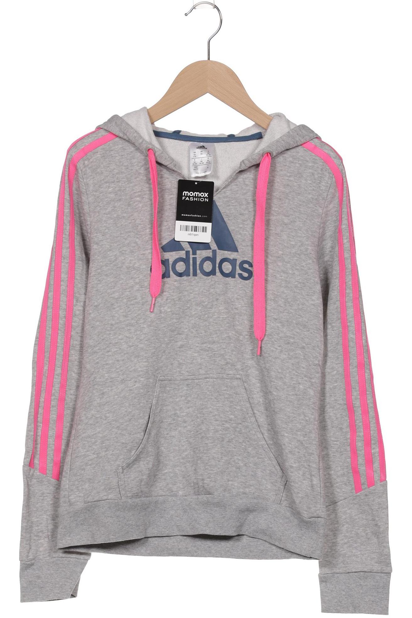 

adidas Damen Kapuzenpullover, grau, Gr. 34