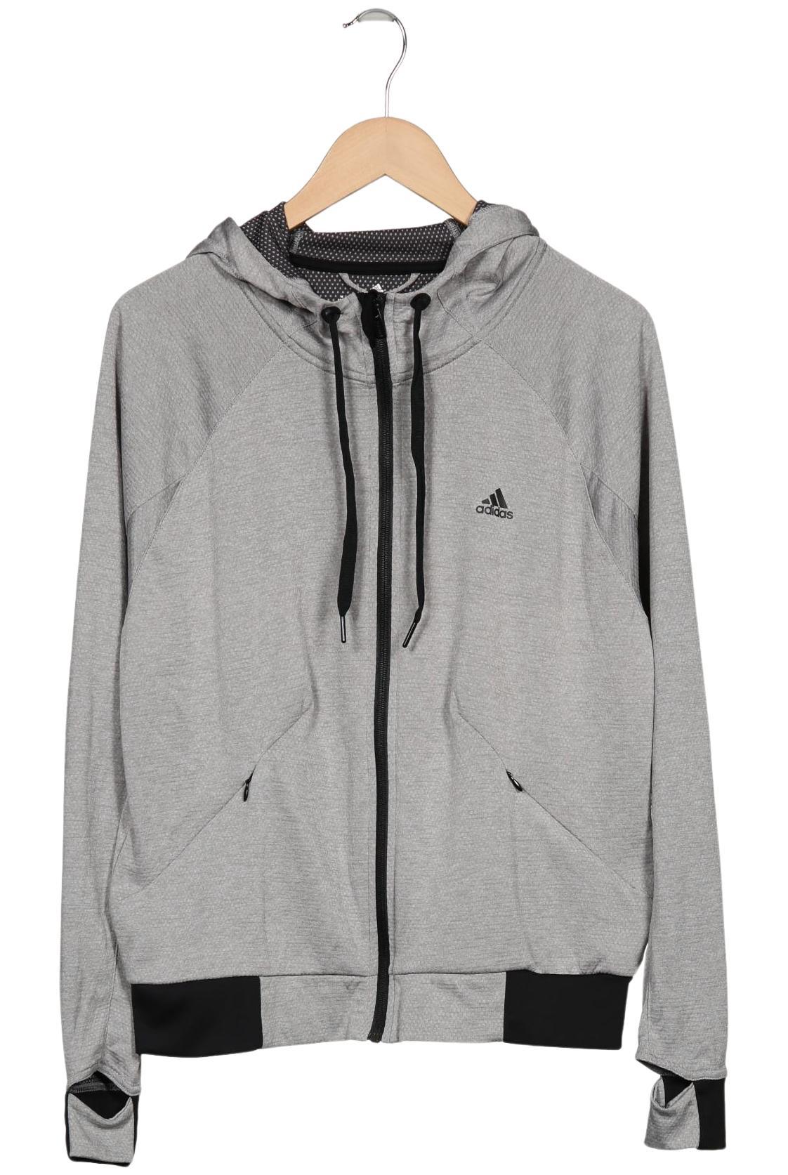 

adidas Damen Kapuzenpullover, grau, Gr. 38
