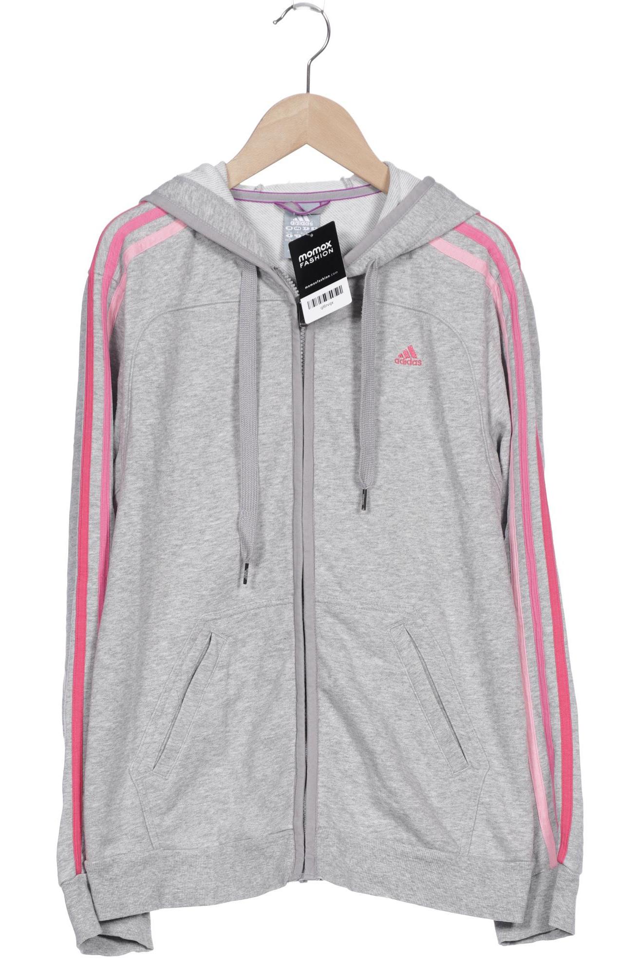 

adidas Damen Kapuzenpullover, grau, Gr. 42
