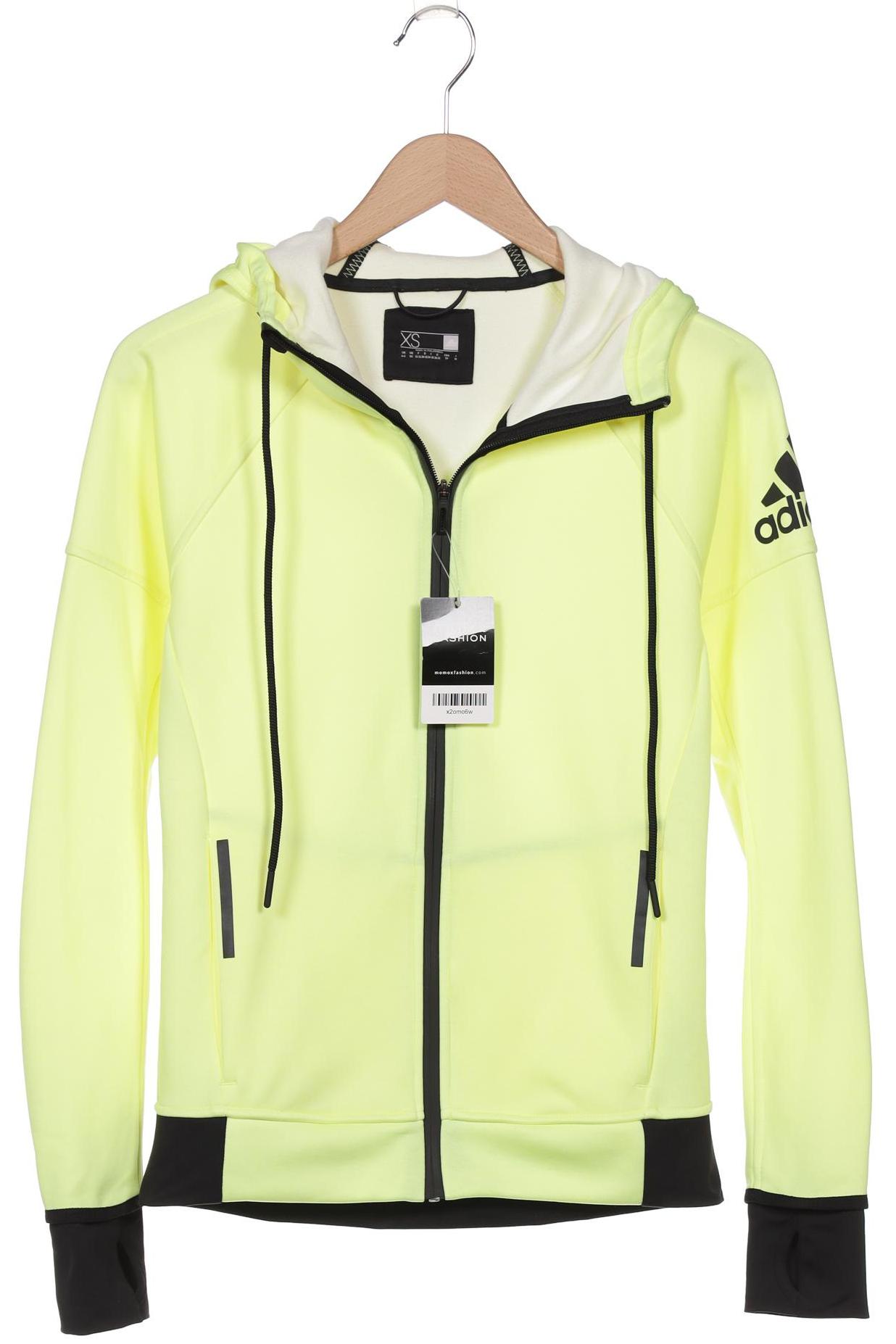 

adidas Damen Kapuzenpullover, gelb, Gr. 34