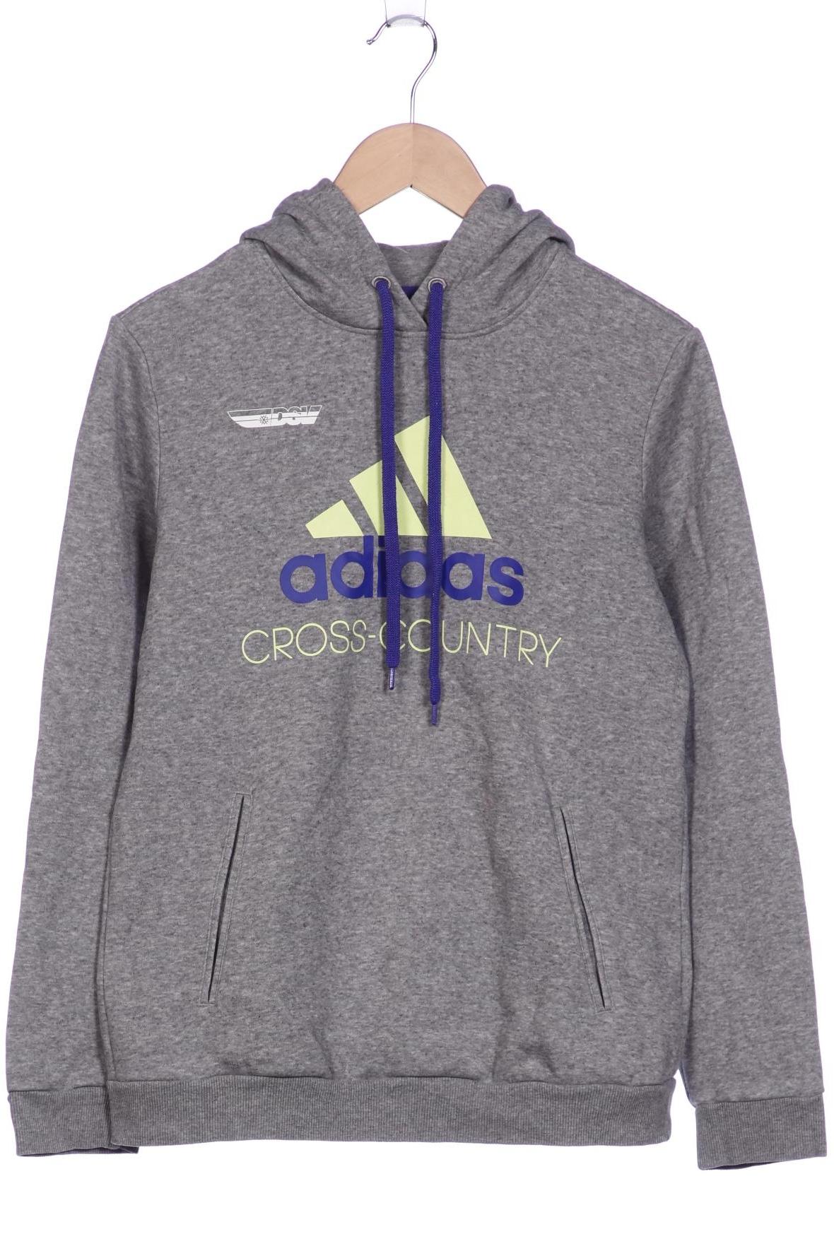 

adidas Damen Kapuzenpullover, grau, Gr. 40