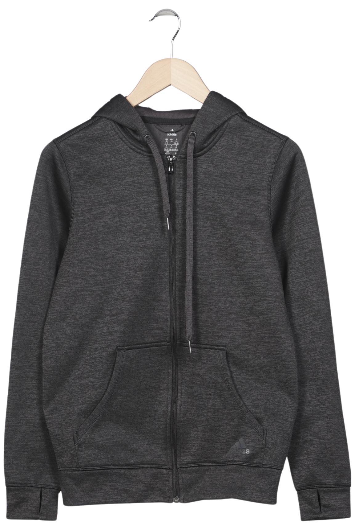 

adidas Damen Kapuzenpullover, grau, Gr. 34