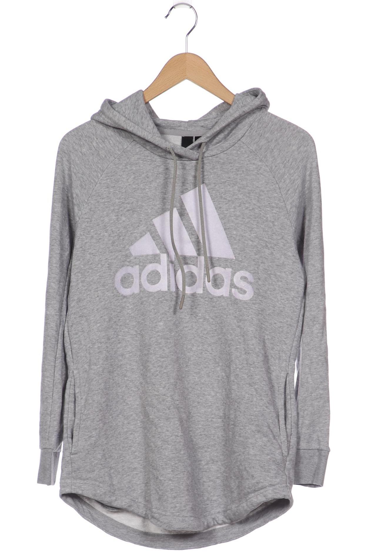 

adidas Damen Kapuzenpullover, grau, Gr. 38