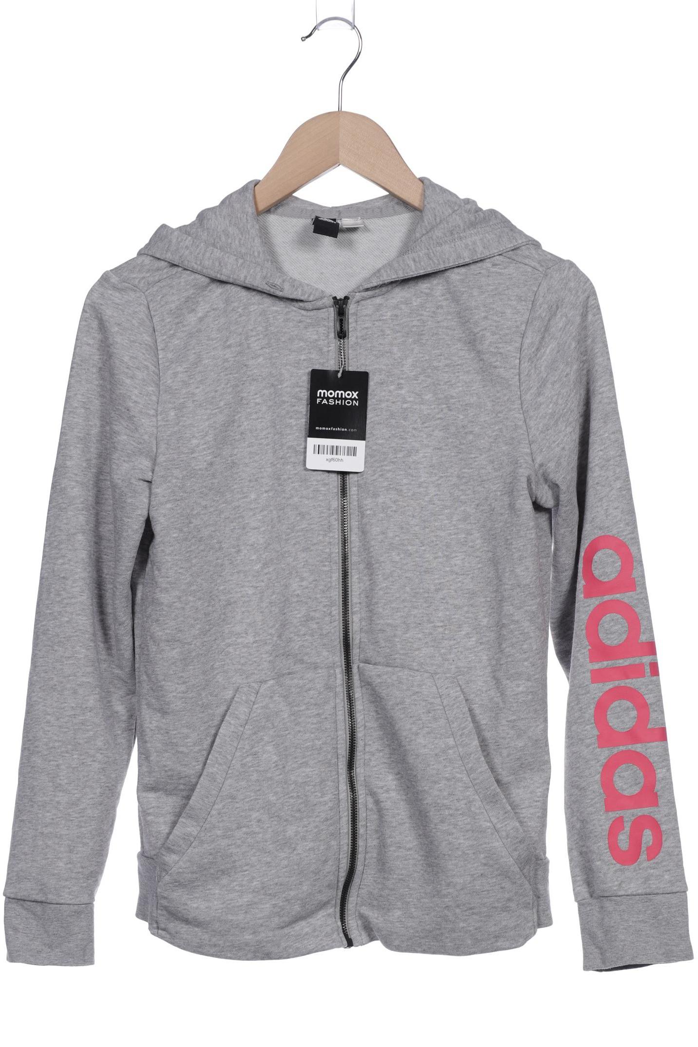 

adidas Damen Kapuzenpullover, grau, Gr. 36