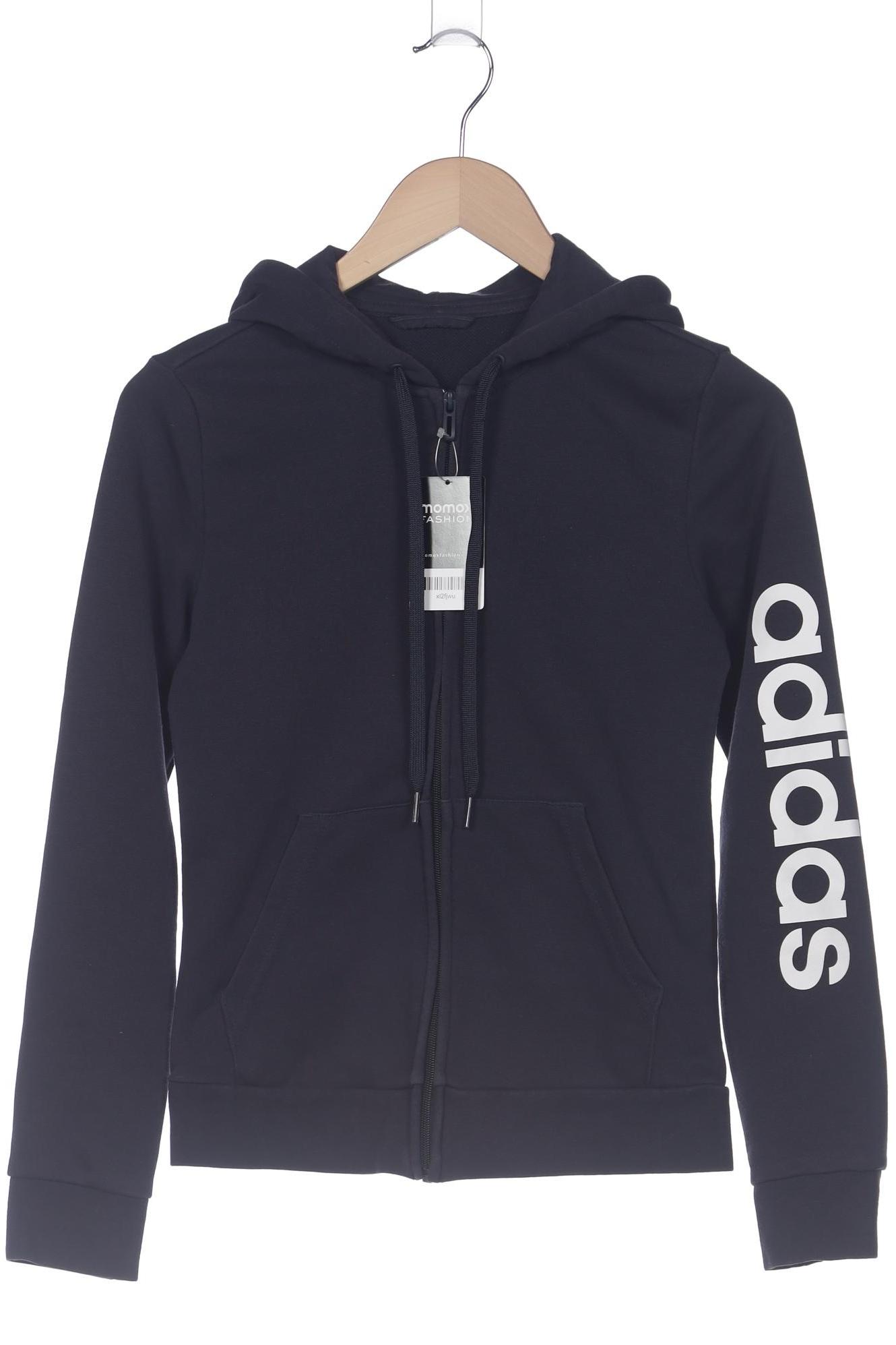 

adidas Damen Kapuzenpullover, marineblau, Gr. 34