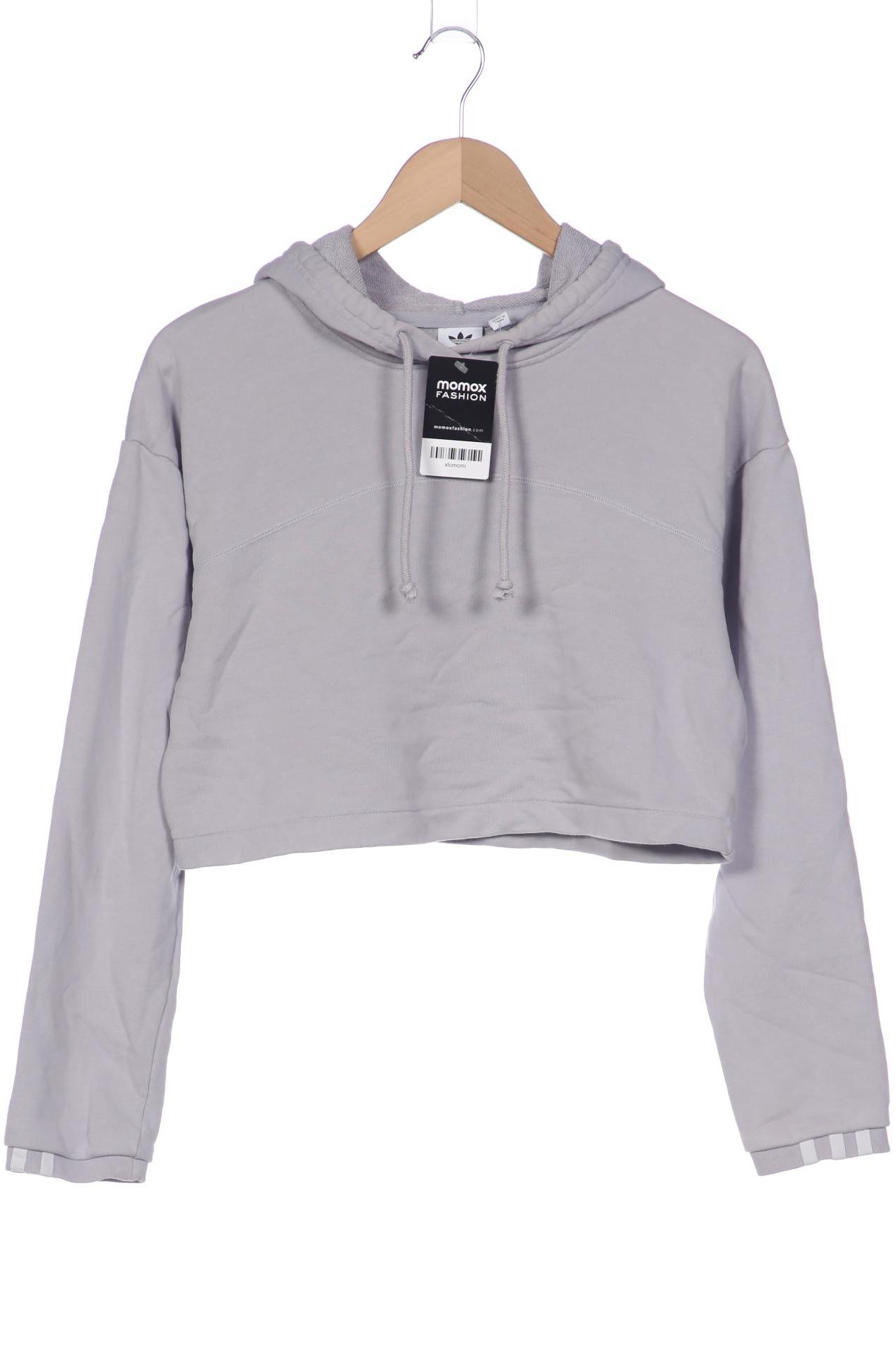 

adidas Damen Kapuzenpullover, grau, Gr. 34