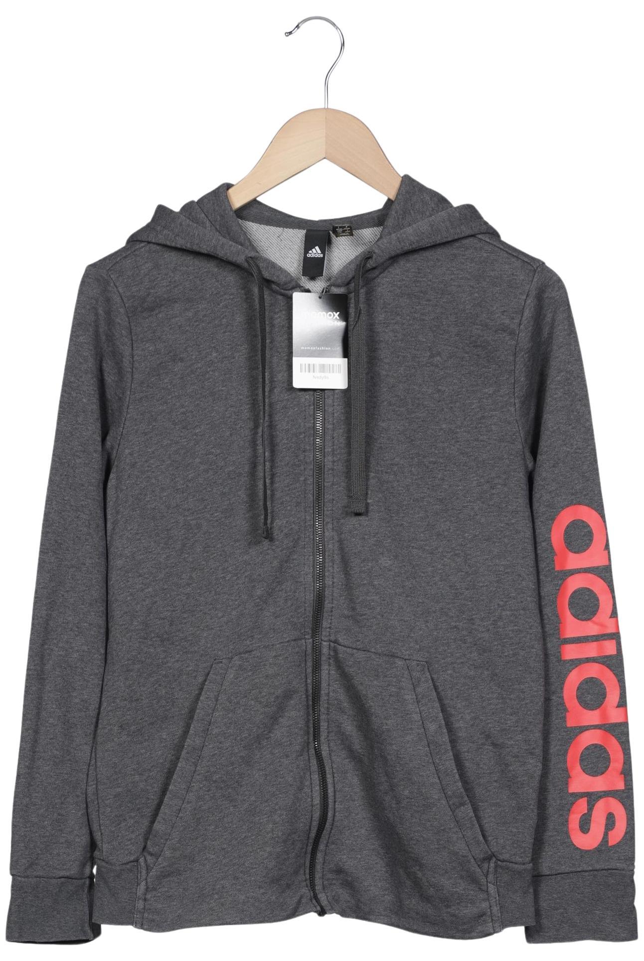

adidas Damen Kapuzenpullover, grau, Gr. 42