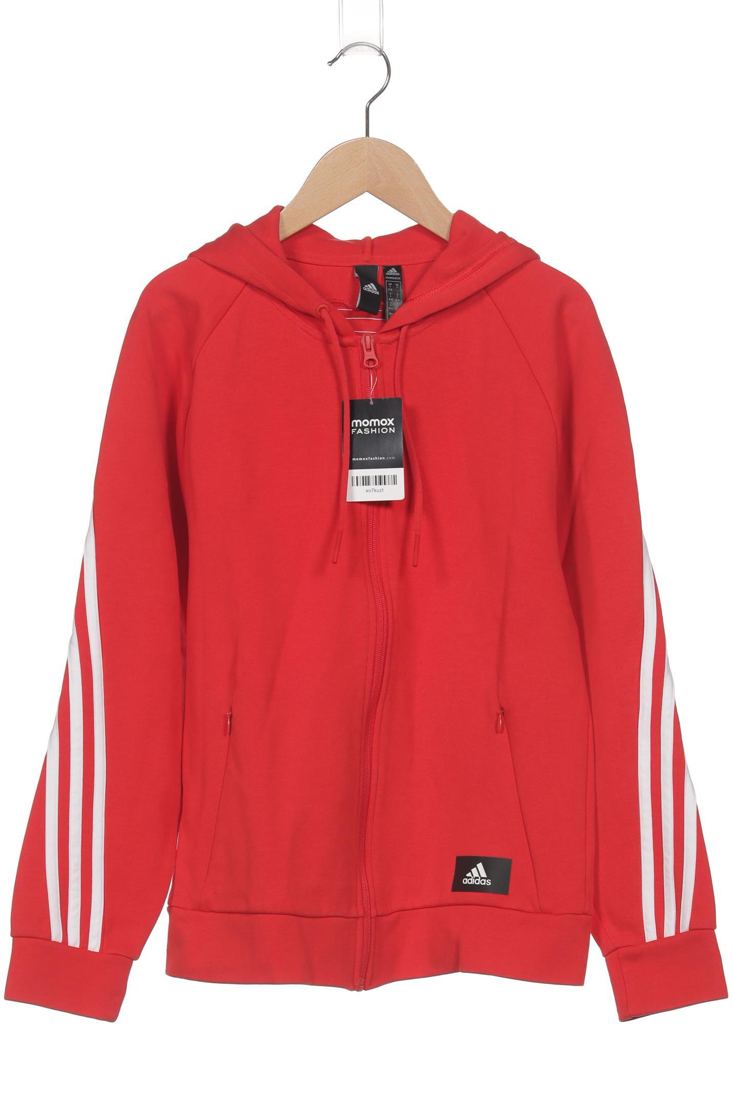 

adidas Damen Kapuzenpullover, rot, Gr. 36
