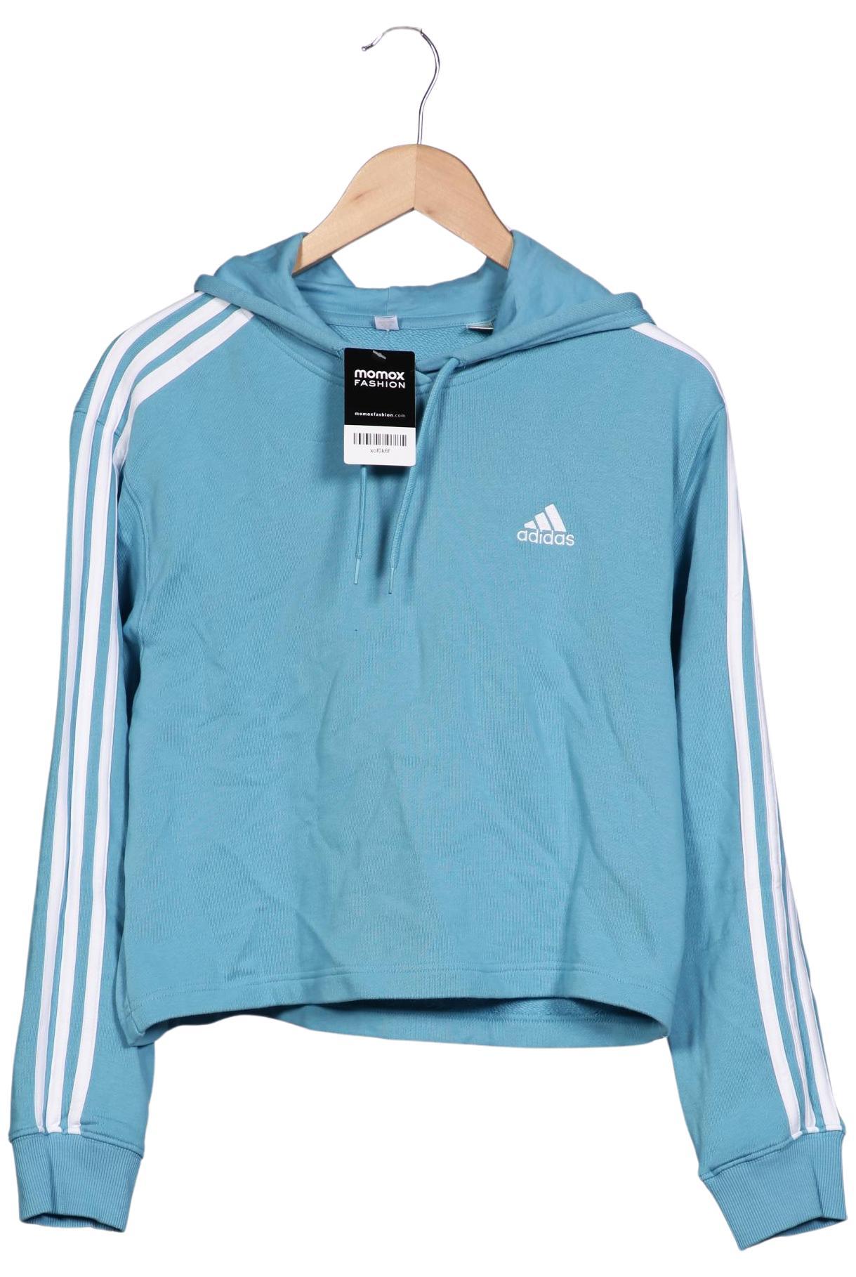 

adidas Damen Kapuzenpullover, blau, Gr. 38