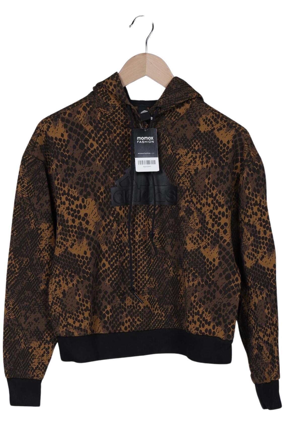

adidas Damen Kapuzenpullover, braun, Gr. 34