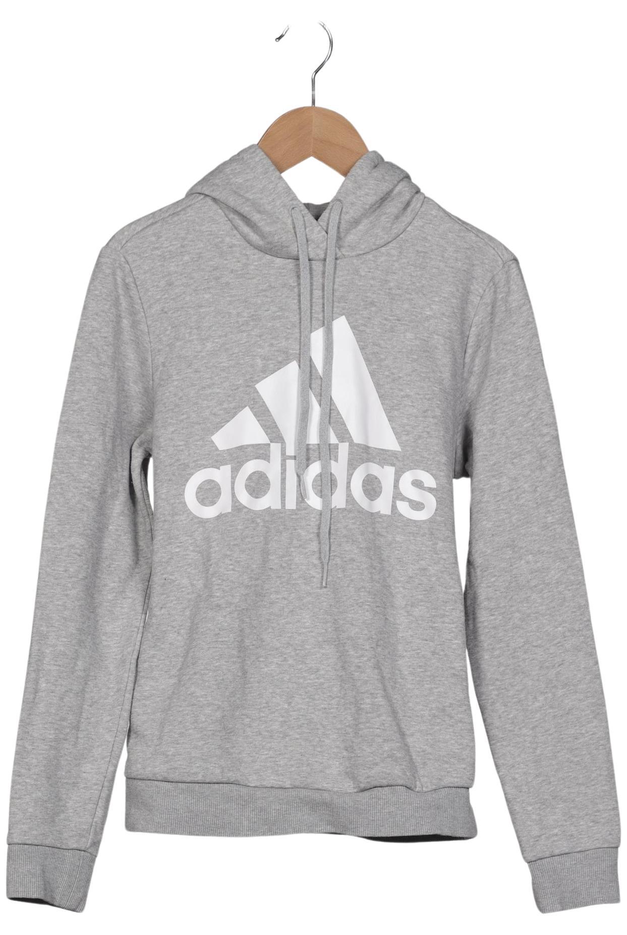 

adidas Damen Kapuzenpullover, grau, Gr. 34