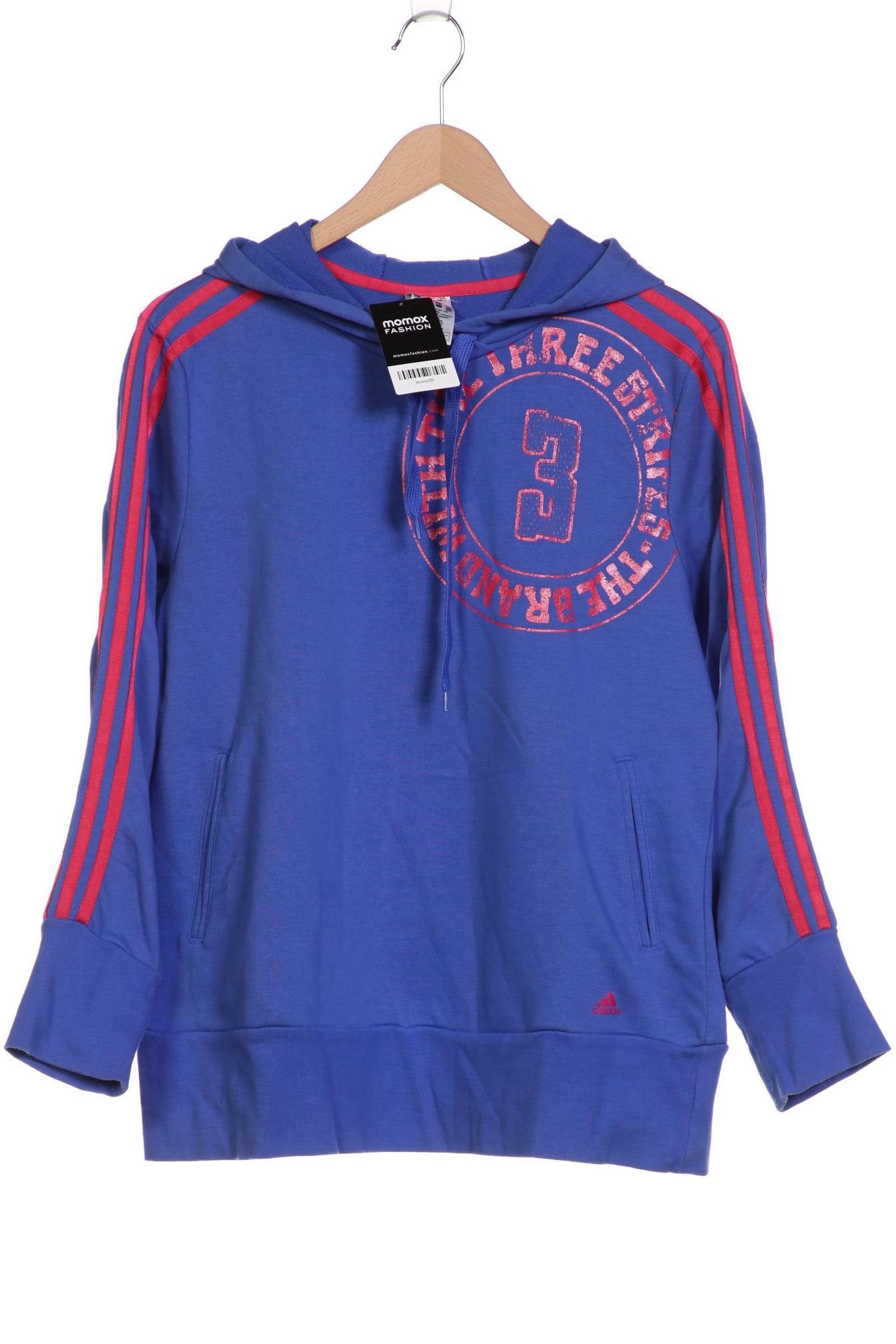 

adidas Damen Kapuzenpullover, blau, Gr. 44