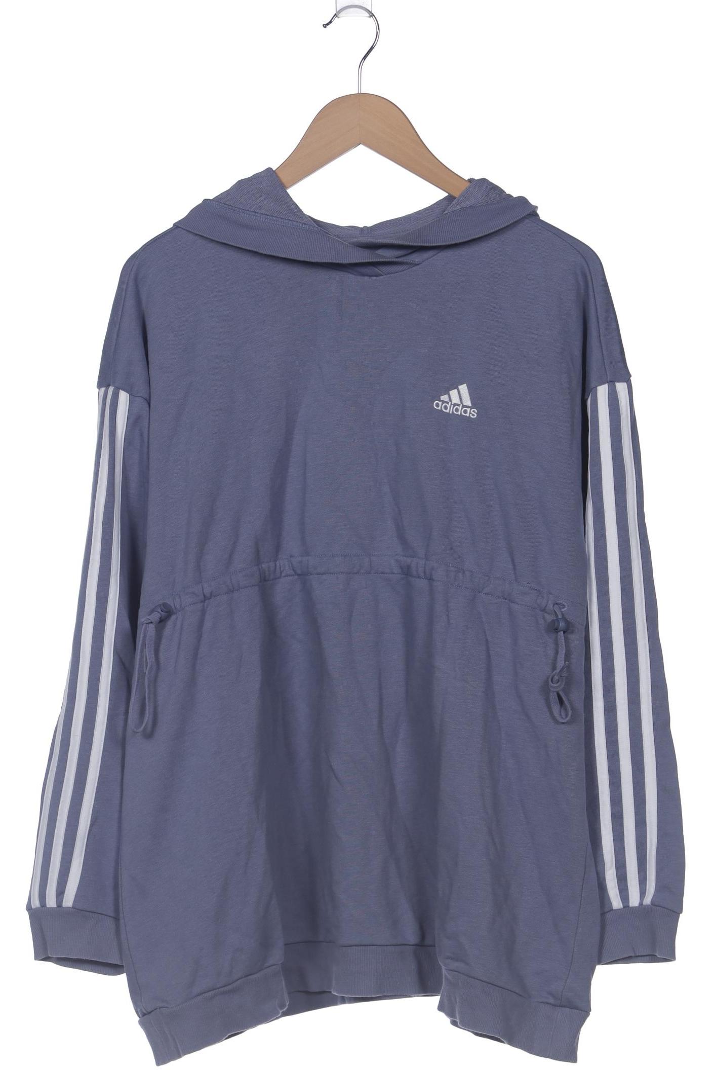 

adidas Damen Kapuzenpullover, blau, Gr. 38