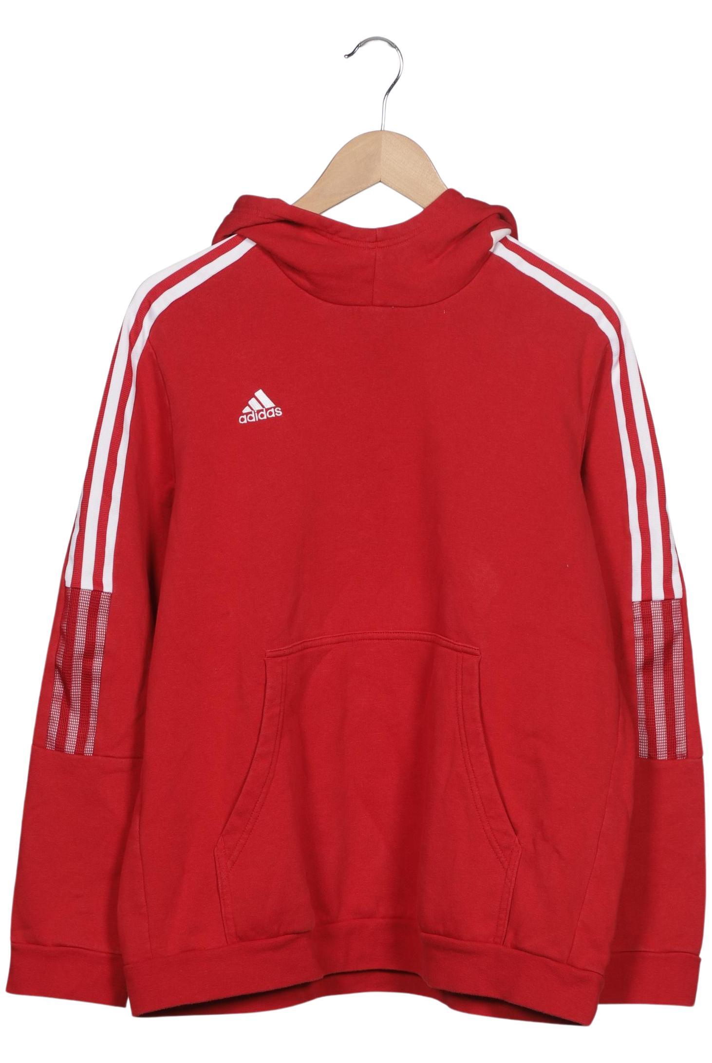 

adidas Damen Kapuzenpullover, rot, Gr. 46