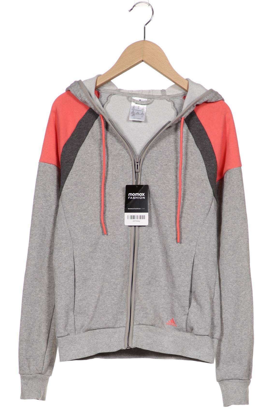 

adidas Damen Kapuzenpullover, grau, Gr. 34