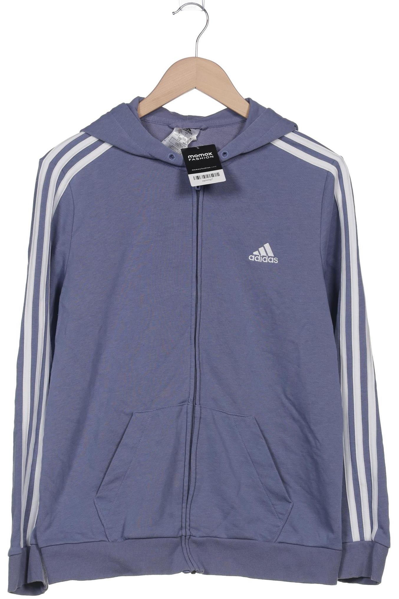 

adidas Damen Kapuzenpullover, blau, Gr. 42