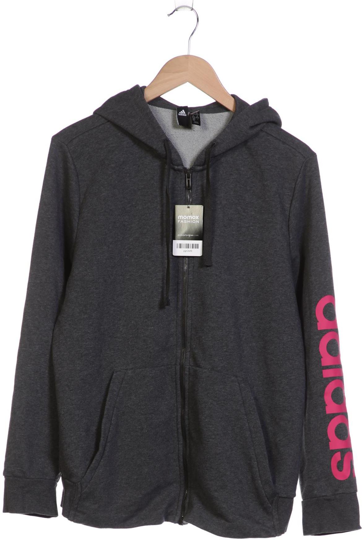 

adidas Damen Kapuzenpullover, grau, Gr. 46