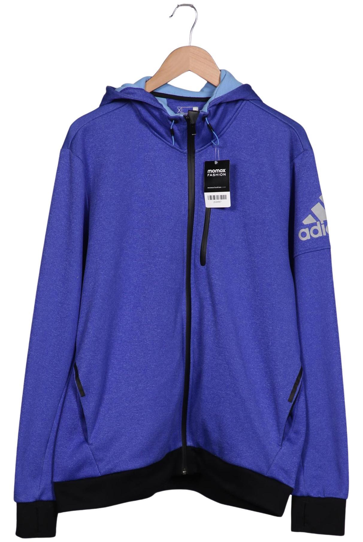 

adidas Damen Kapuzenpullover, blau, Gr. 44