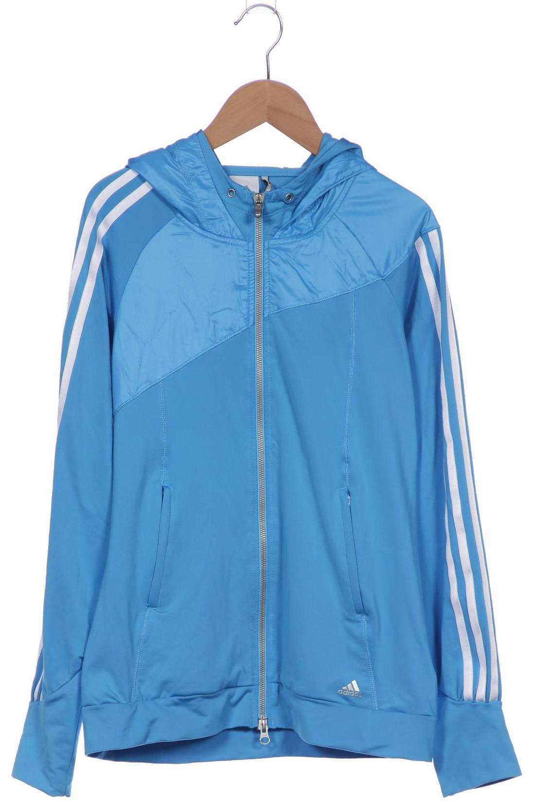 

adidas Damen Kapuzenpullover, blau, Gr. 36