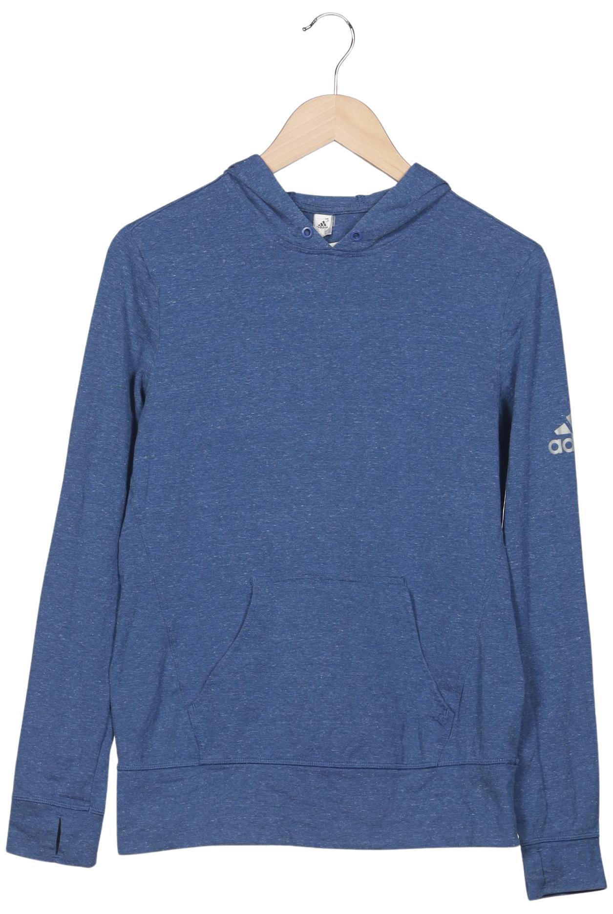 

adidas Damen Kapuzenpullover, blau, Gr. 34