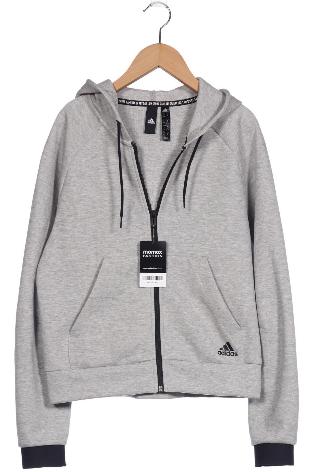 

adidas Damen Kapuzenpullover, grau, Gr. 36