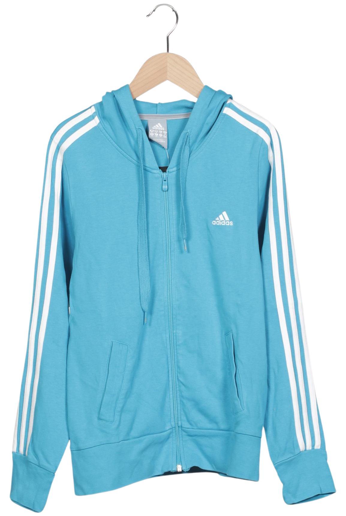 

adidas Damen Kapuzenpullover, hellblau, Gr. 40