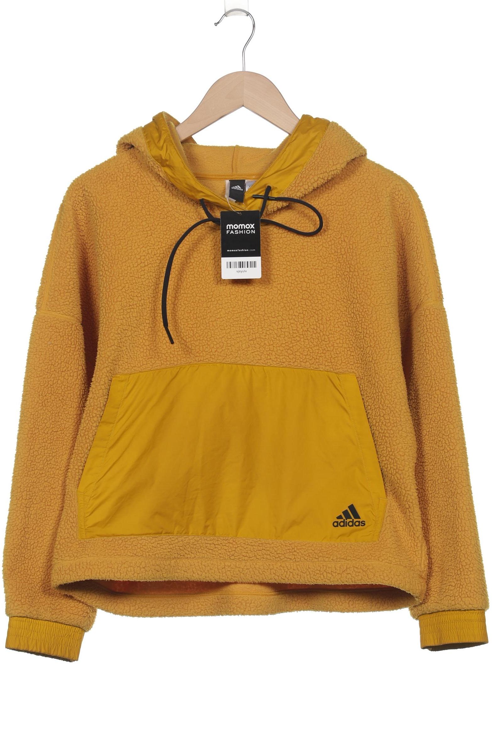 

adidas Damen Kapuzenpullover, gelb, Gr. 36