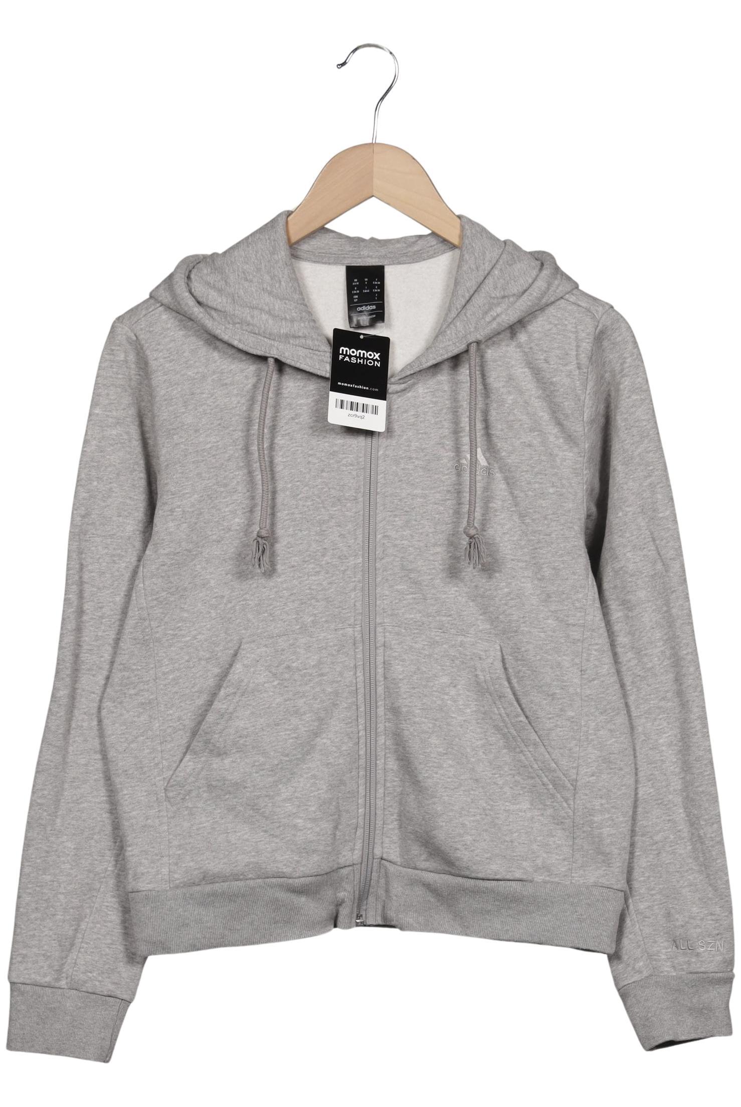 

adidas Damen Kapuzenpullover, grau, Gr. 36