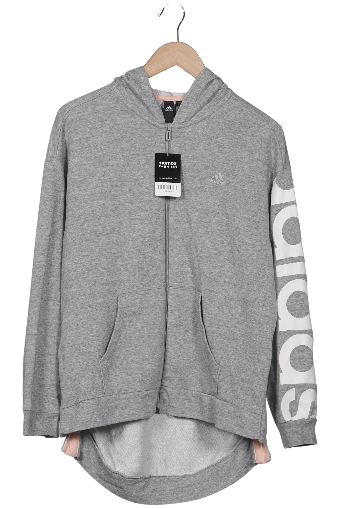 

adidas Damen Kapuzenpullover, grau, Gr. 38