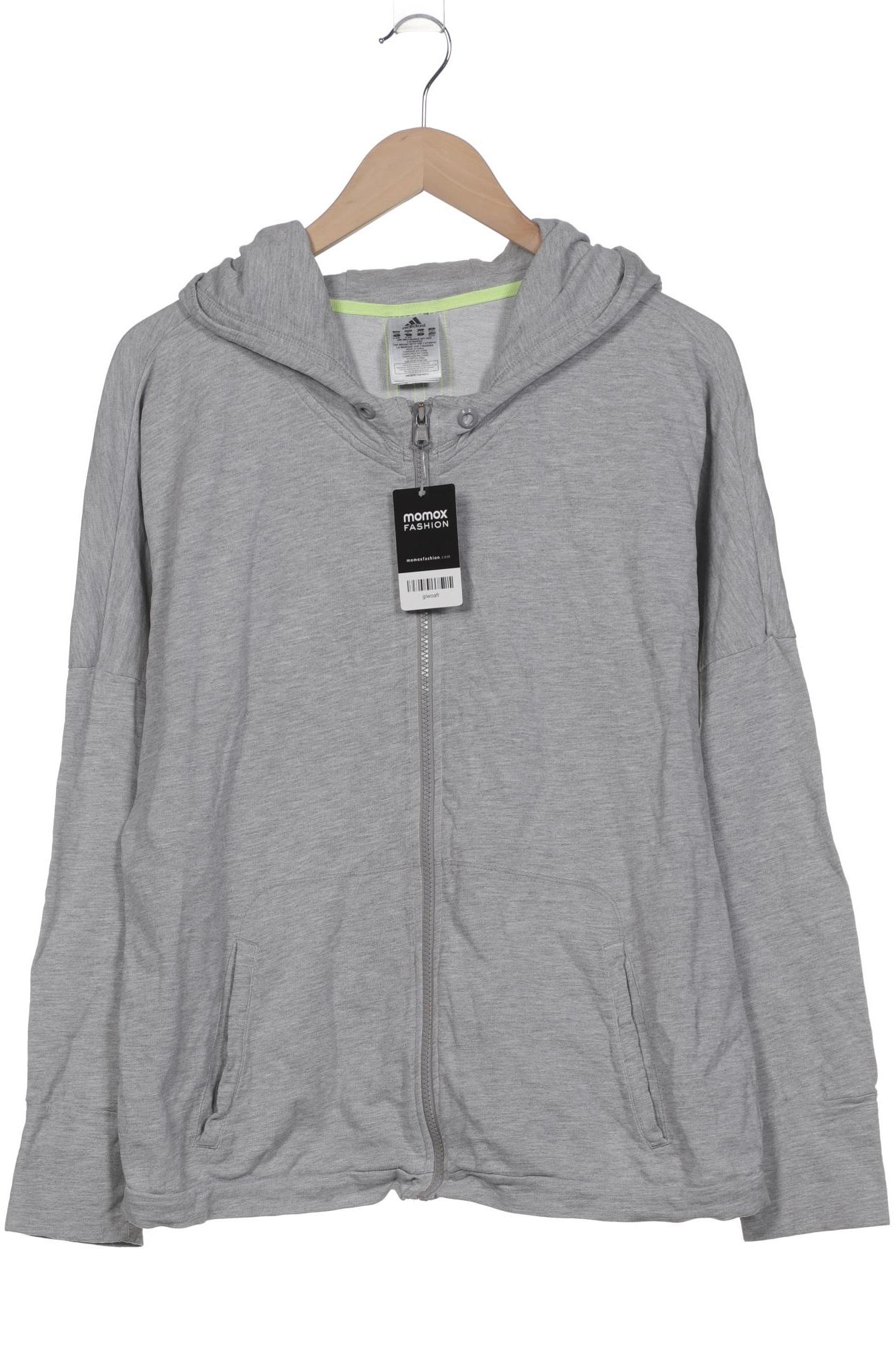 

adidas Damen Kapuzenpullover, grau, Gr. 44