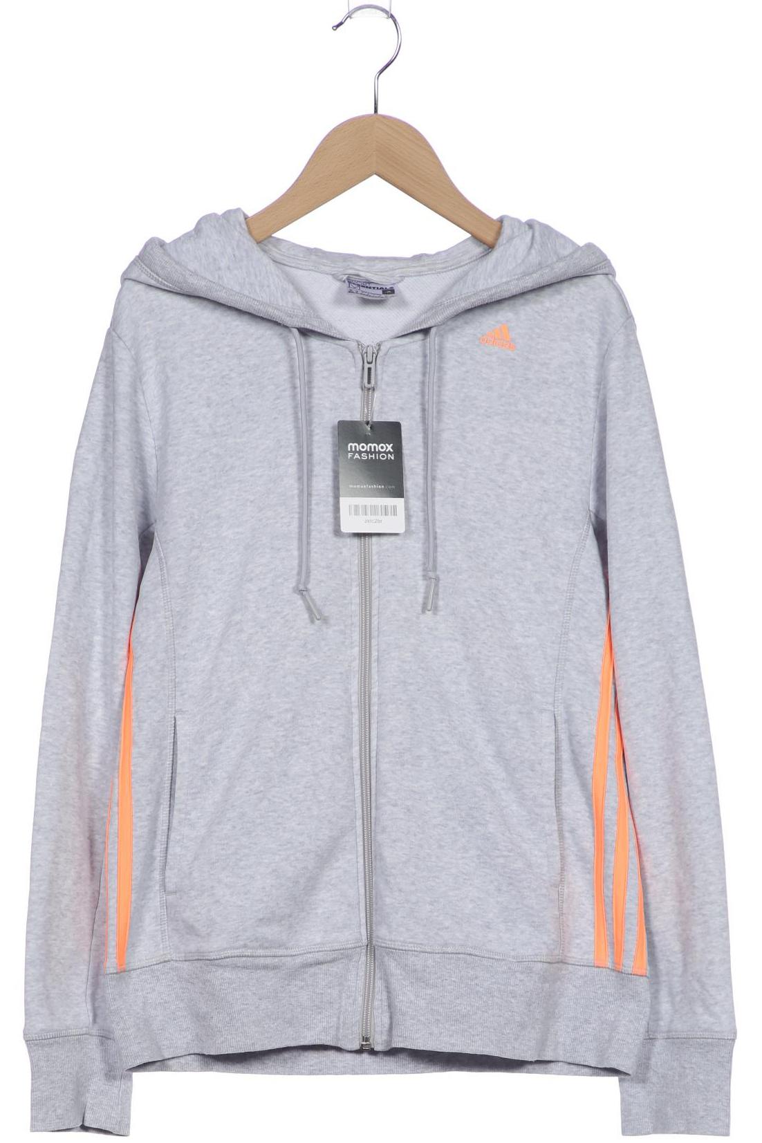 

adidas Damen Kapuzenpullover, grau, Gr. 38