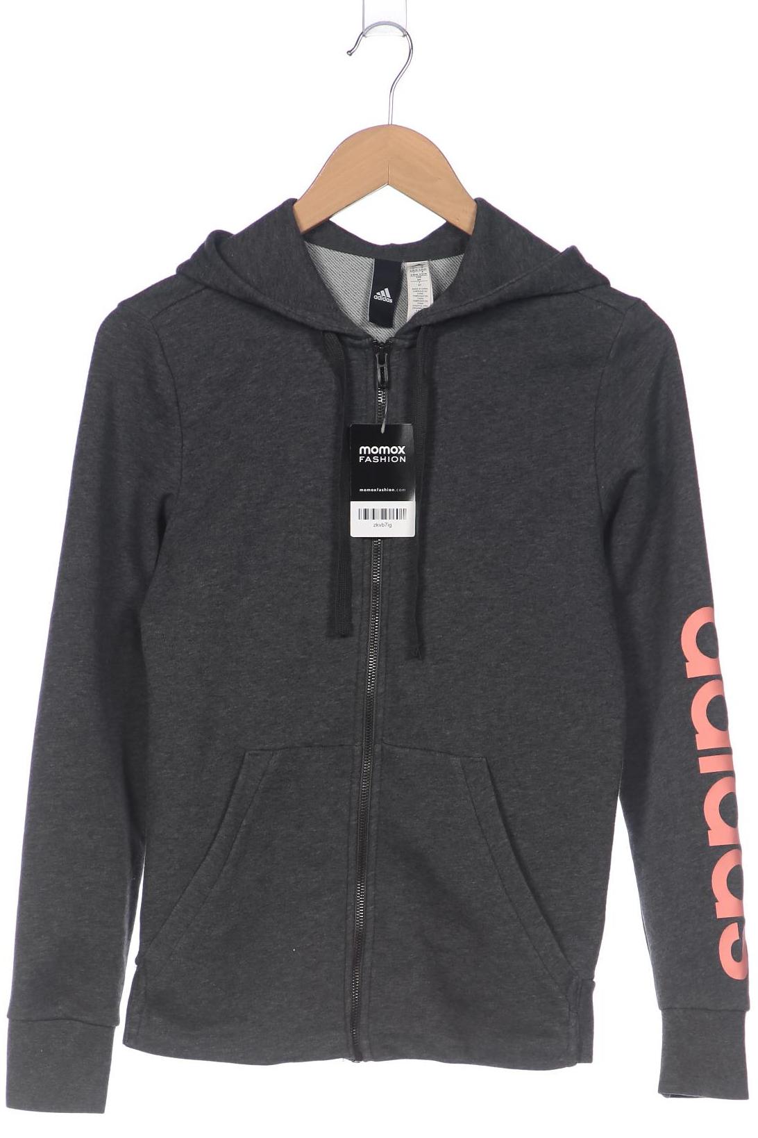 

adidas Damen Kapuzenpullover, grau, Gr. 36