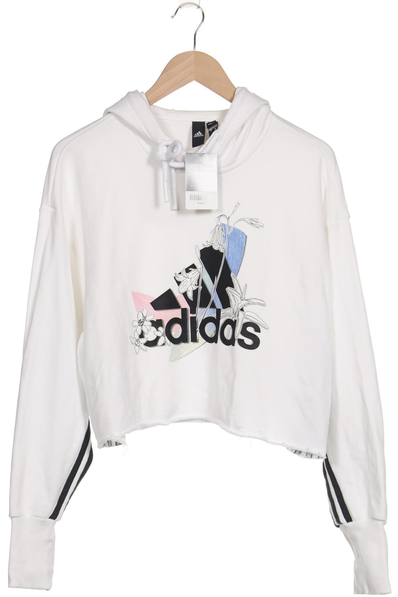 

adidas Damen Kapuzenpullover, weiß, Gr. 38