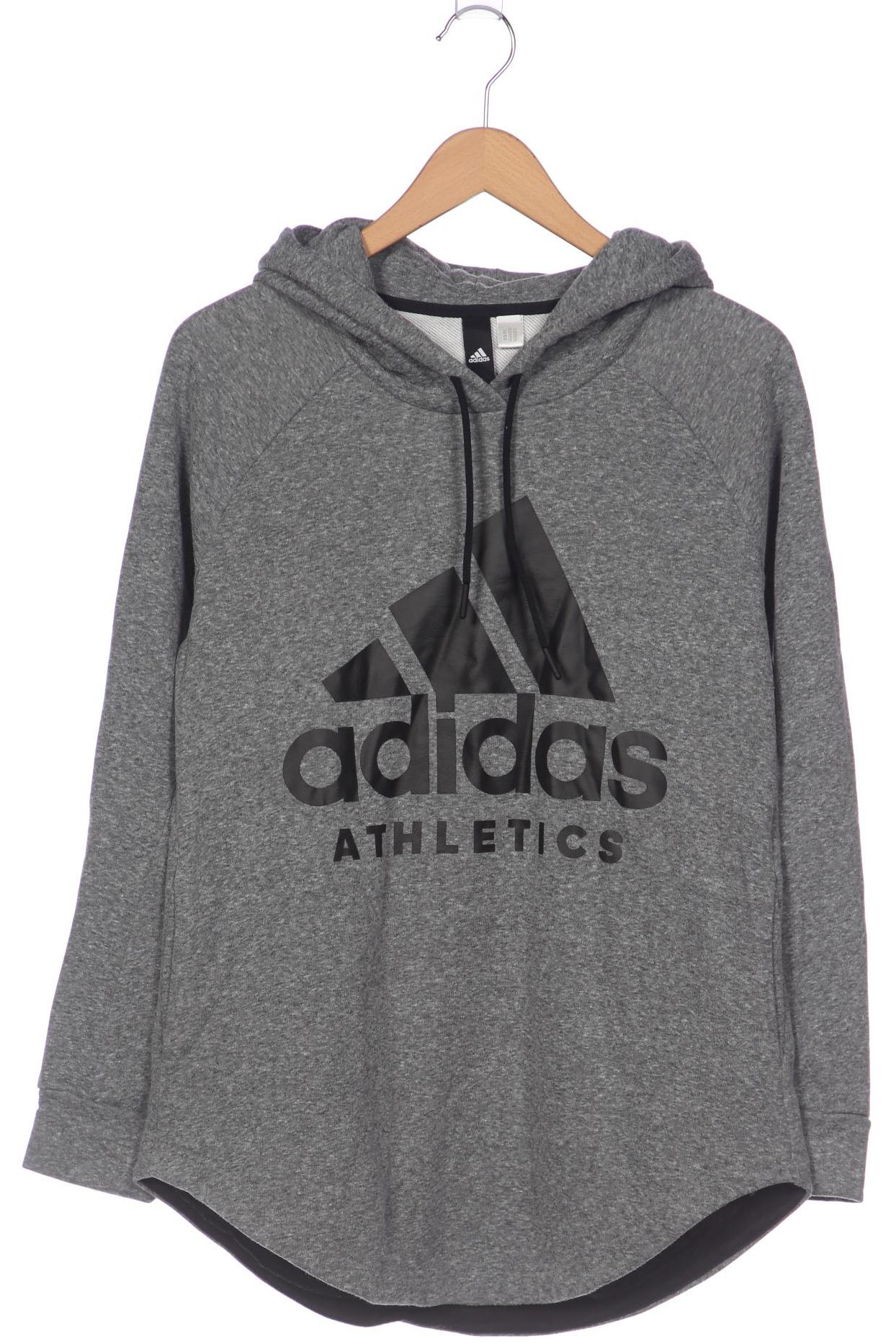 

adidas Damen Kapuzenpullover, grau, Gr. 44
