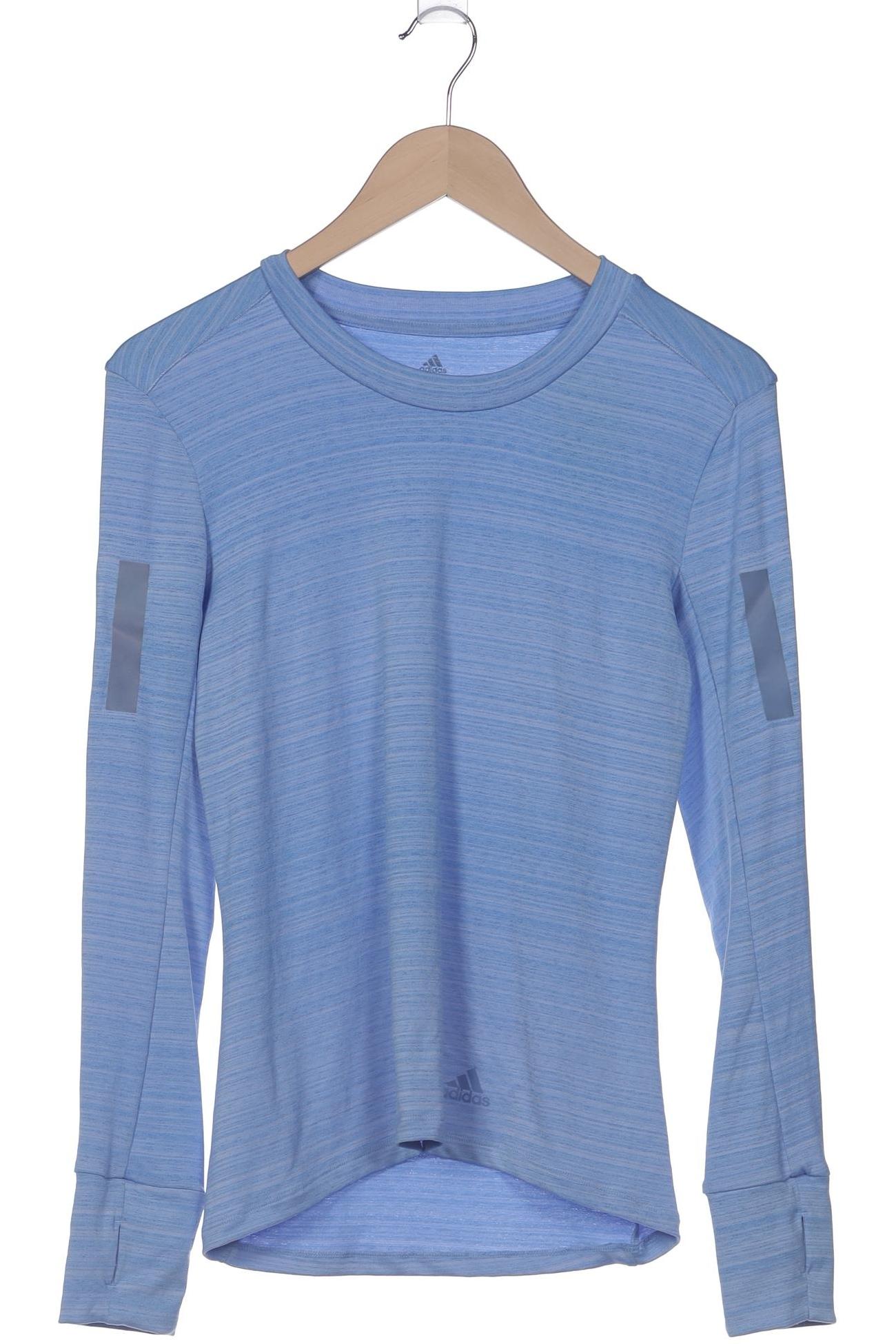 

adidas Damen Langarmshirt, blau, Gr. 36