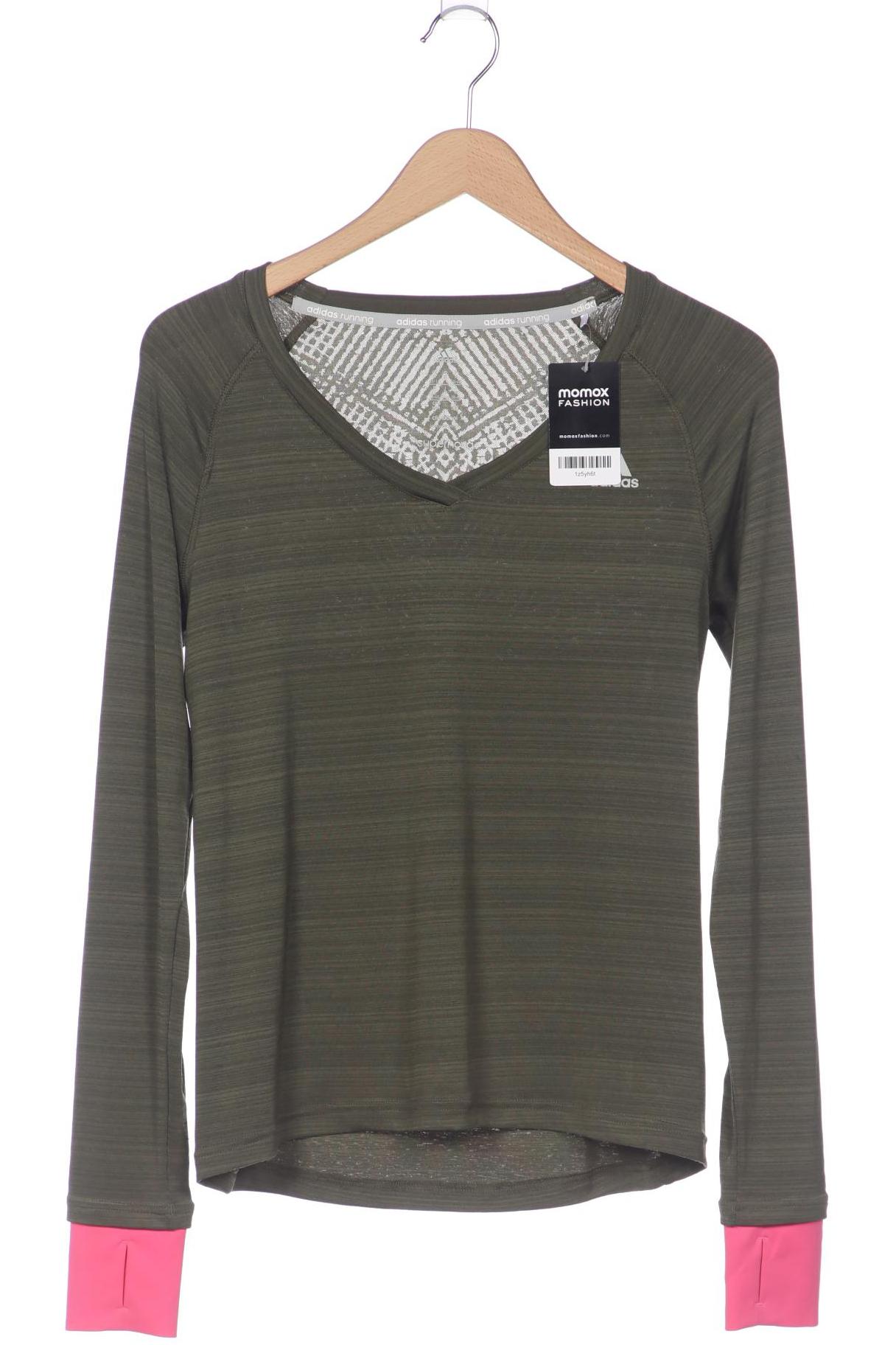 

adidas Damen Langarmshirt, grün, Gr. 38