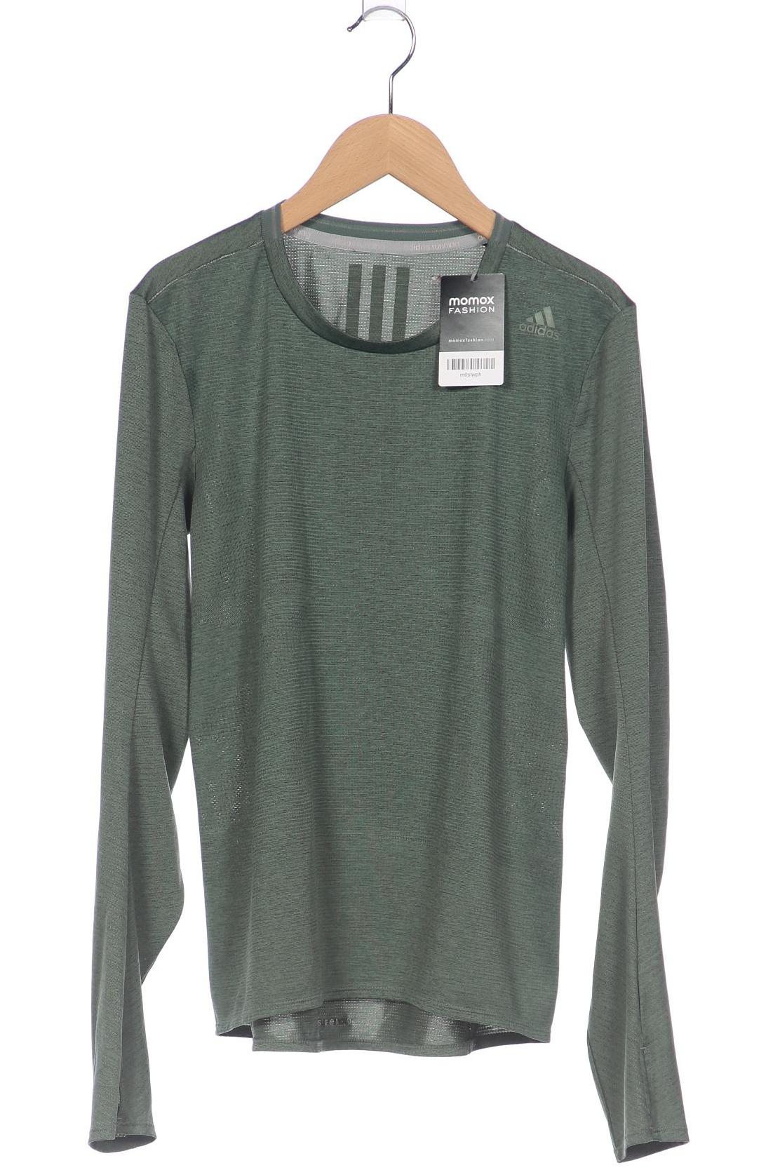 

adidas Damen Langarmshirt, grün, Gr. 34