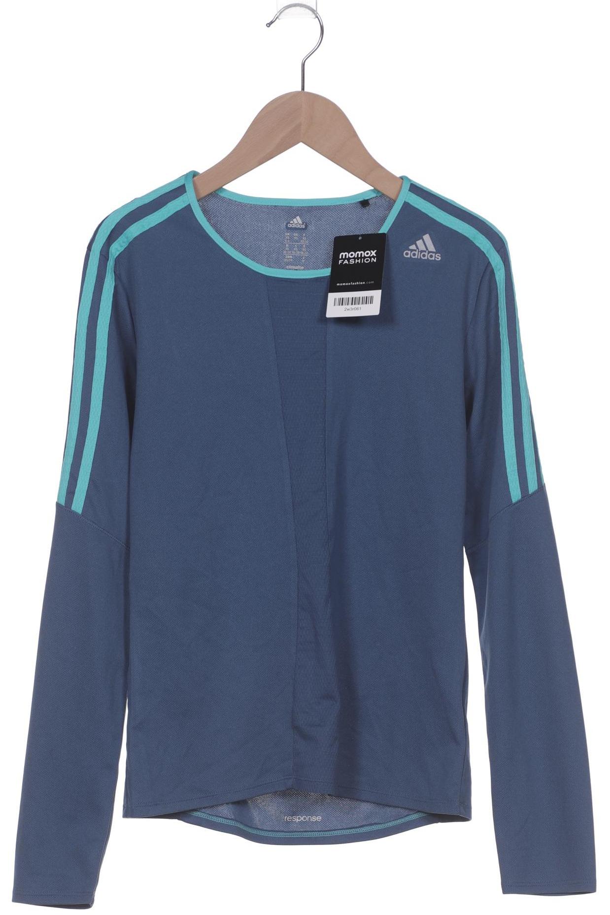 

adidas Damen Langarmshirt, blau, Gr. 34