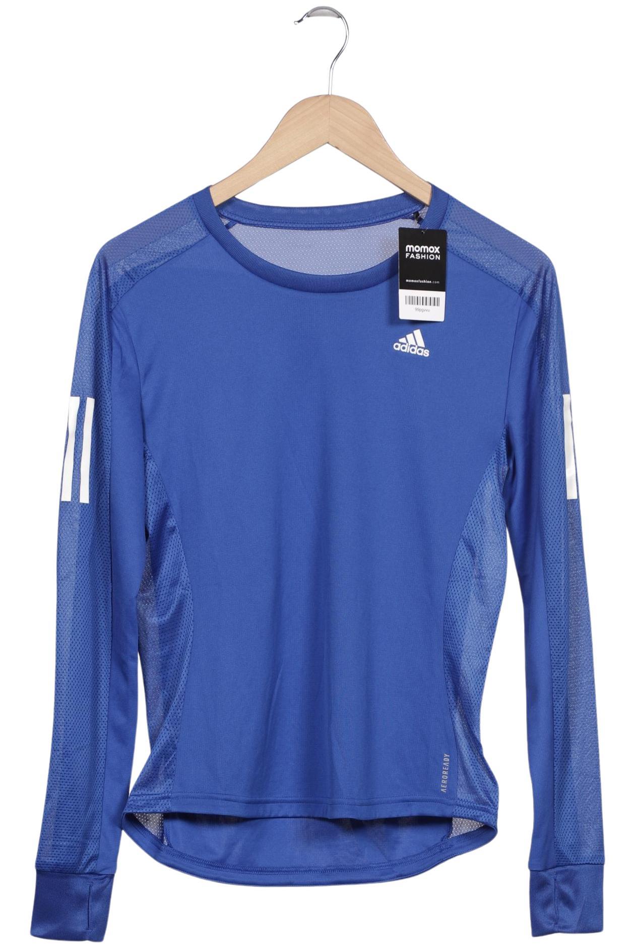 

adidas Damen Langarmshirt, blau, Gr. 36