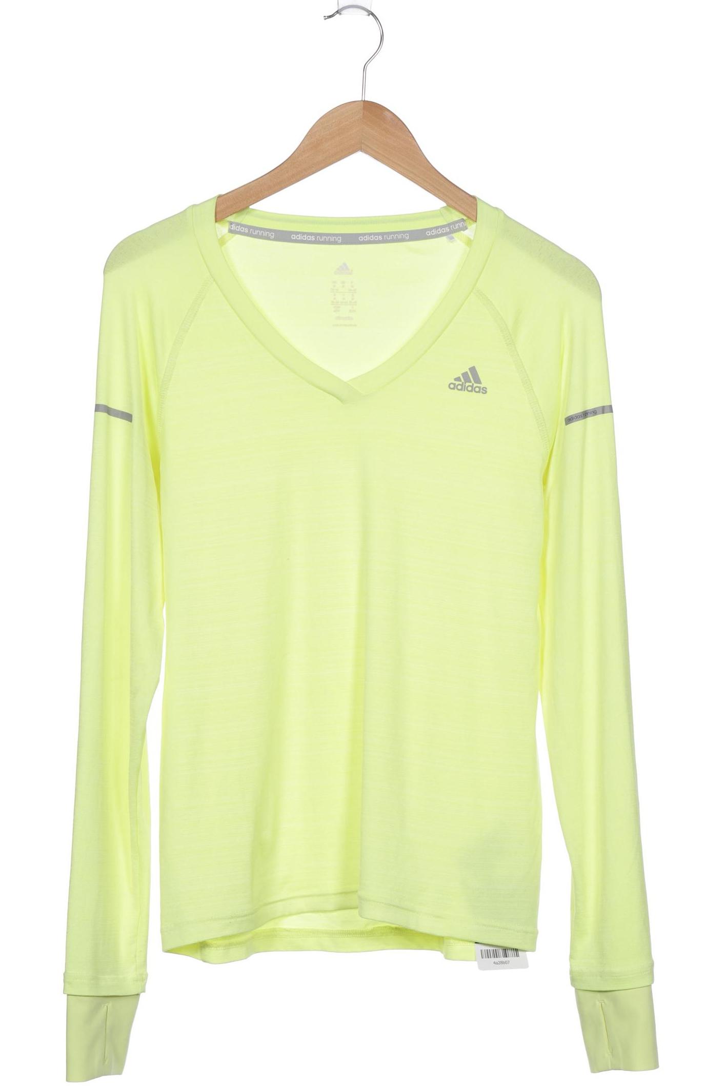 

adidas Damen Langarmshirt, gelb, Gr. 38