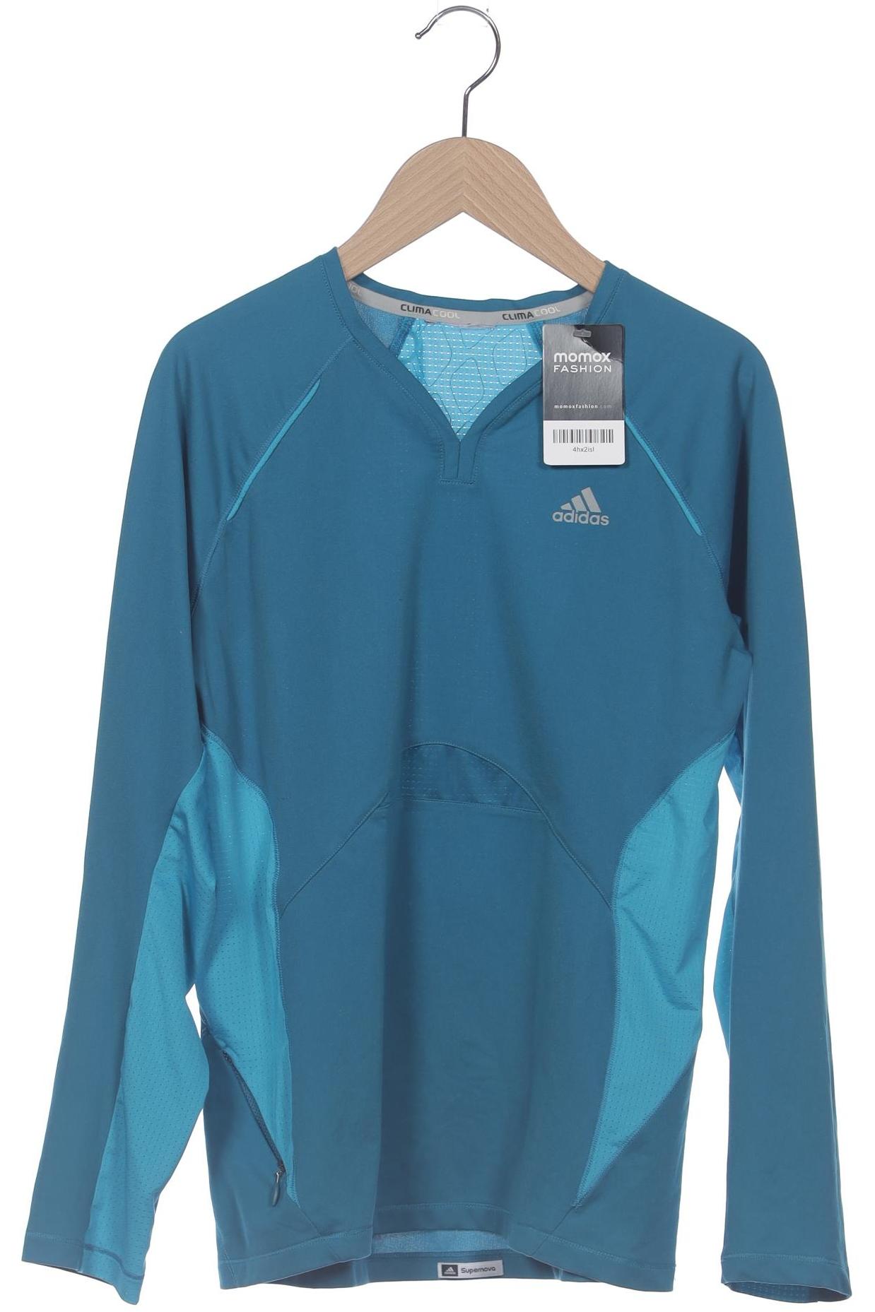 

adidas Damen Langarmshirt, blau, Gr. 36