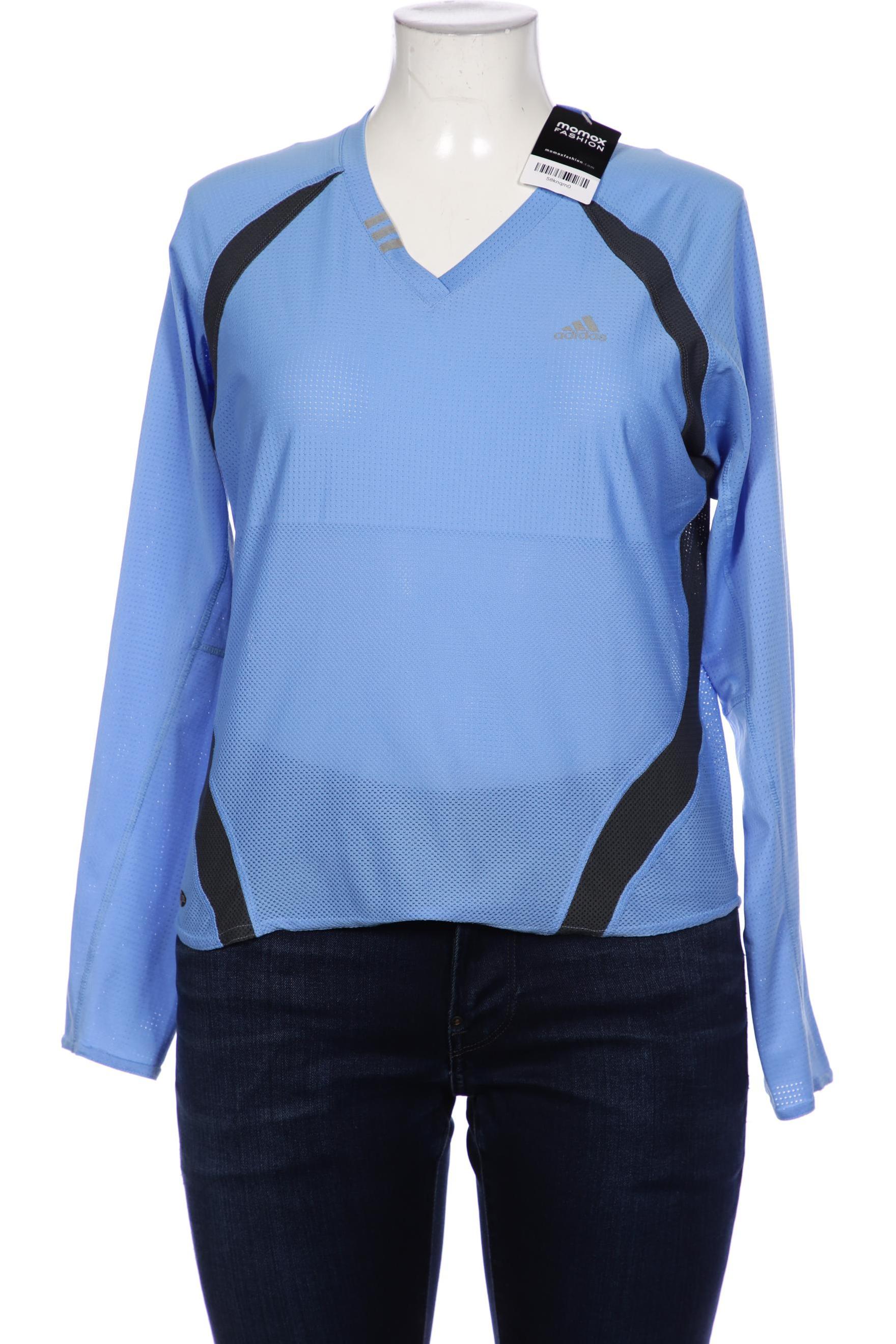 

adidas Damen Langarmshirt, blau, Gr. 44