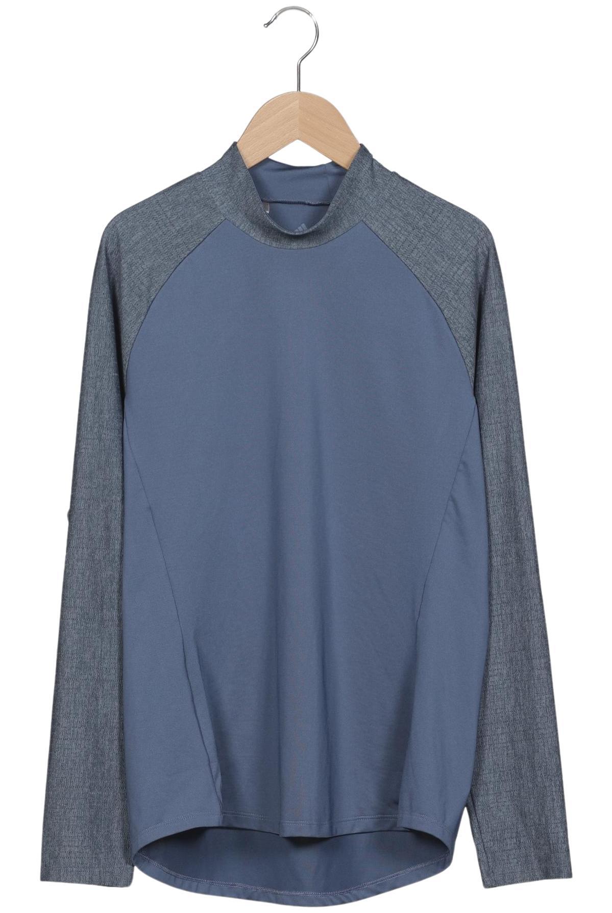 

adidas Damen Langarmshirt, blau, Gr. 38