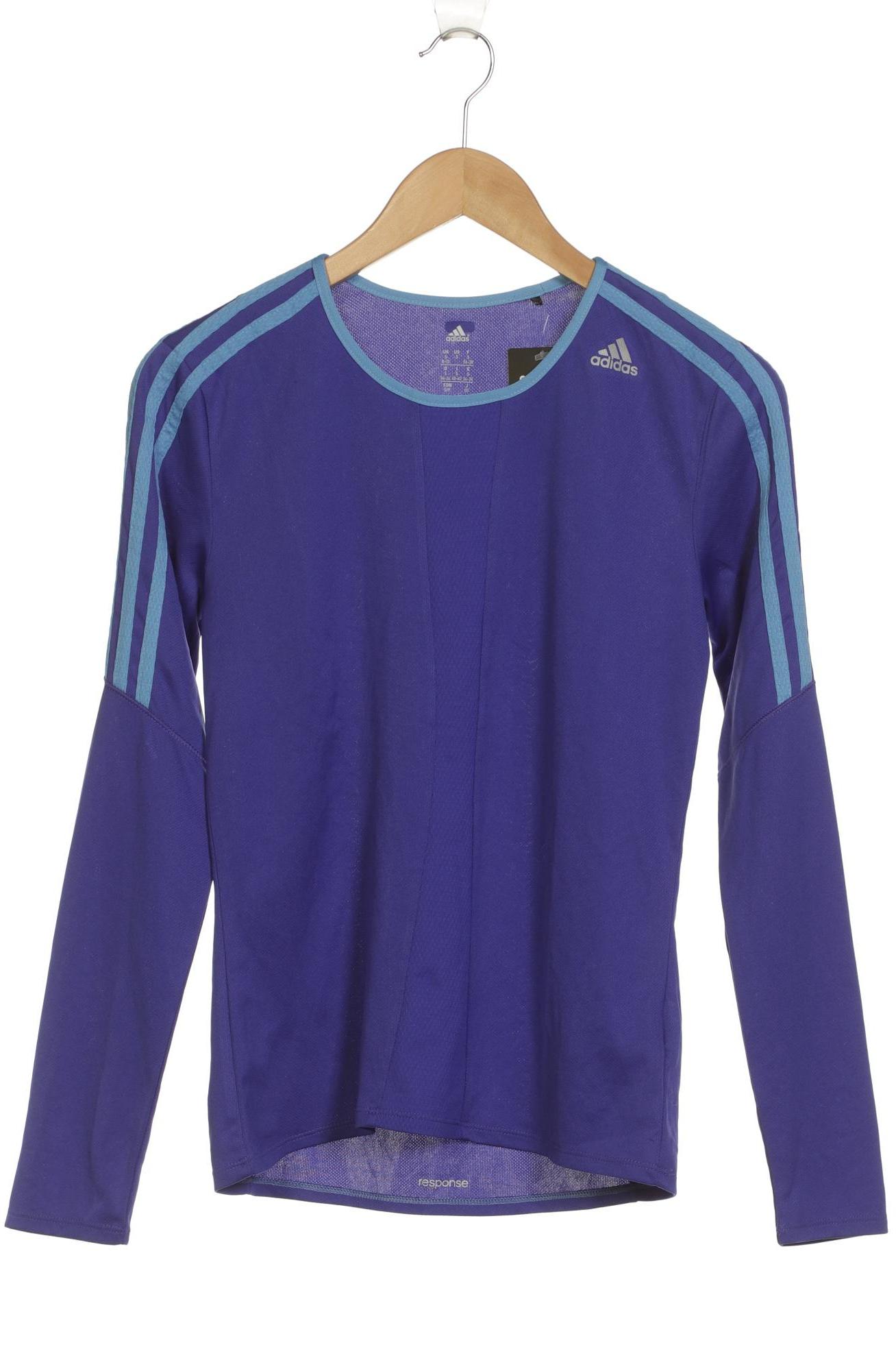 

adidas Damen Langarmshirt, blau, Gr. 34