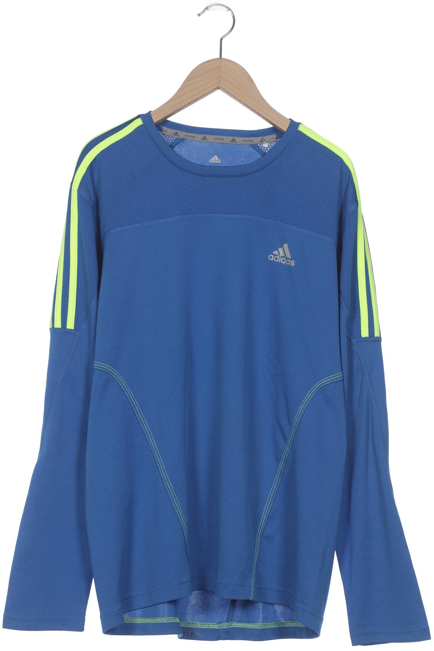 

adidas Damen Langarmshirt, blau, Gr. 38