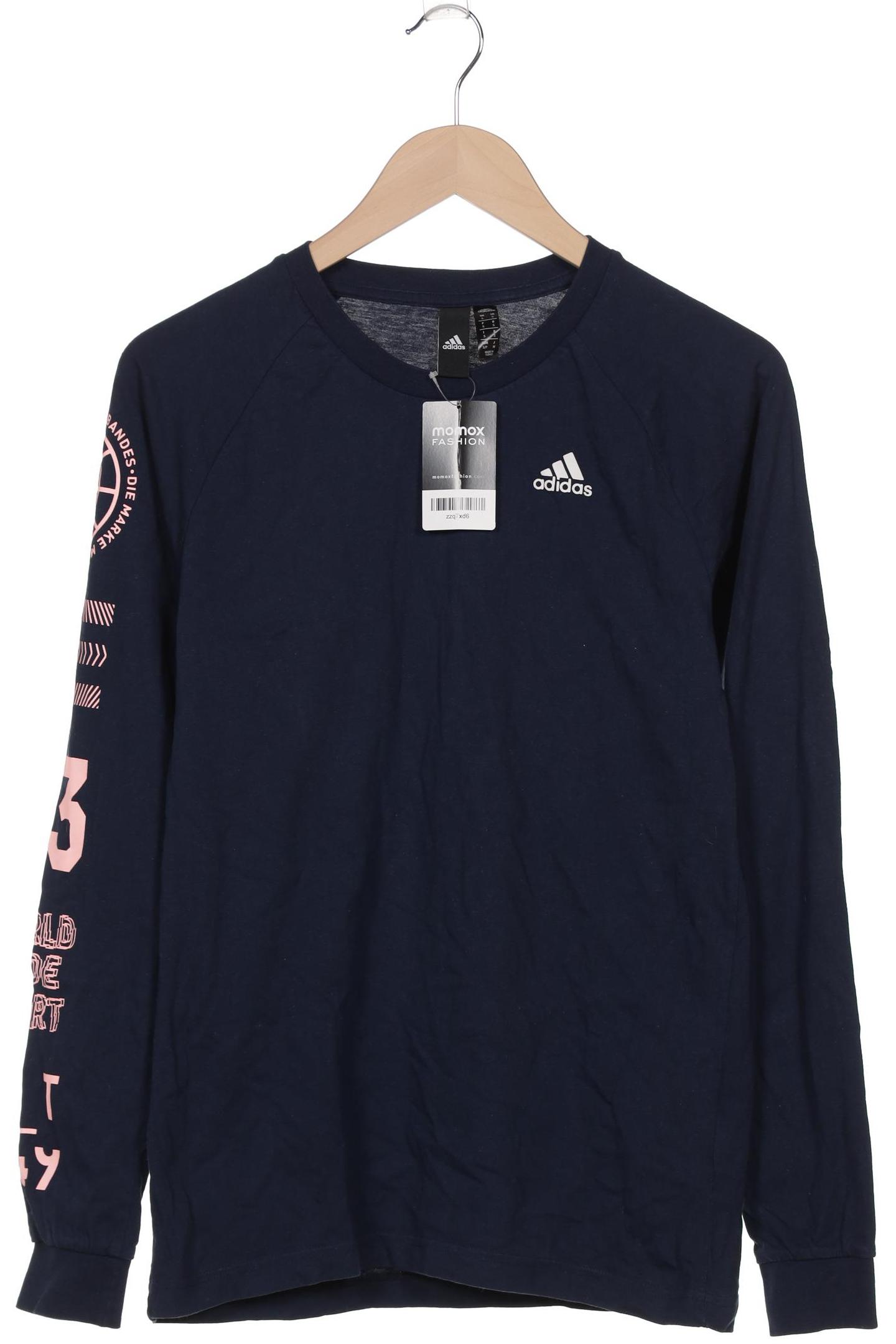 

adidas Damen Langarmshirt, blau, Gr. 36